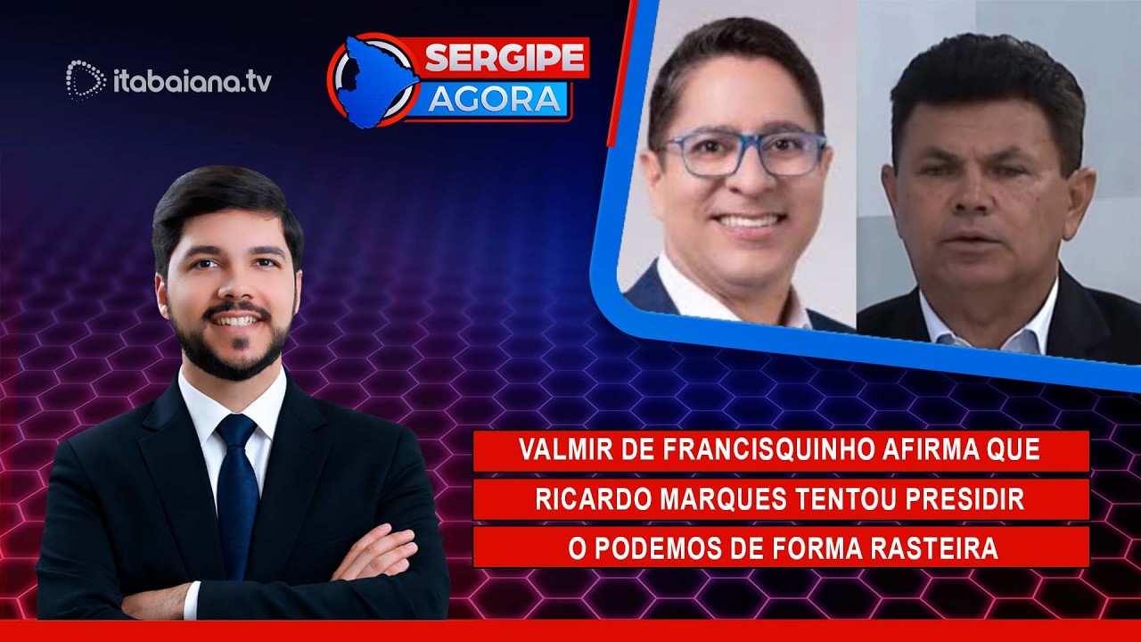 Rodrigo Valadares culpa Alessandro Vieira pela privatização da Deso. Quarta-feira 11/03/2026