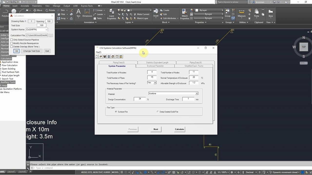CO2 System Flow Calculation Software