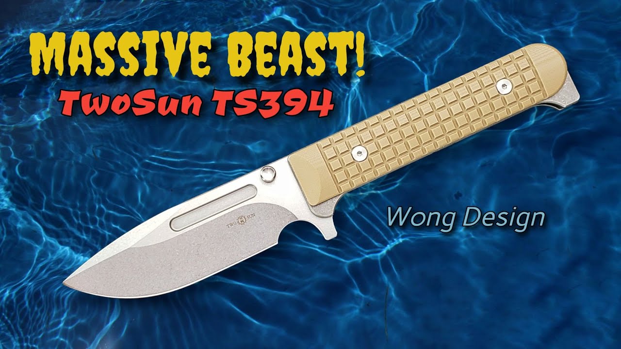 TwoSun TS394:  Mega Military Style Folding Blade with Multiple Deploys