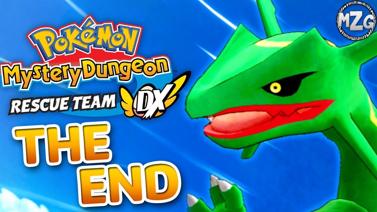 Pokemon Mystery Dungeon Rescue Team DX Gameplay Walkthrough Part 19 - The End!? Rayquaza Boss Fight!