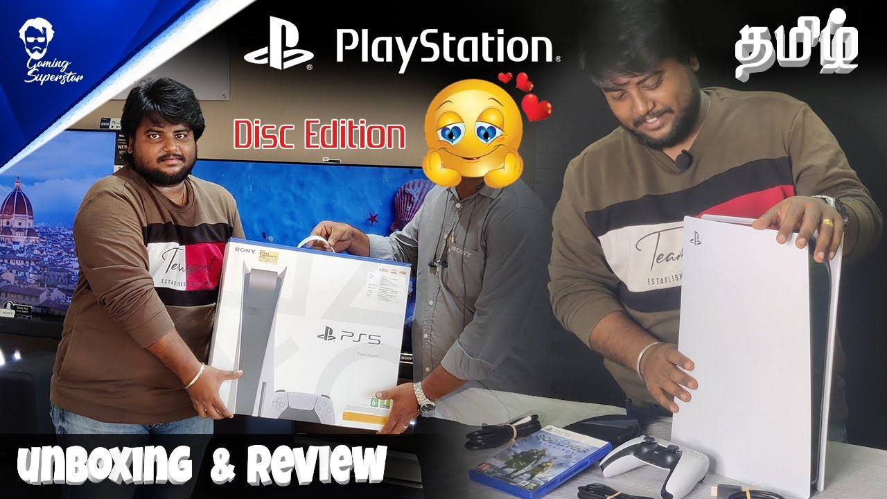 PS5 Disc Edition Unboxing Video in Tamil - தமிழ்  | Playstation 5 @Gaming.Superstar