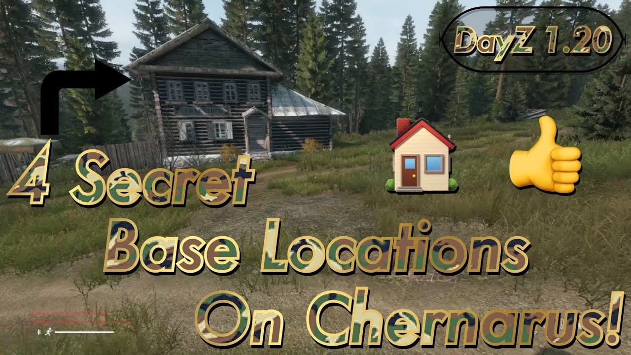 4 SECRET Base Locations On Chernarus In DayZ 1.27!