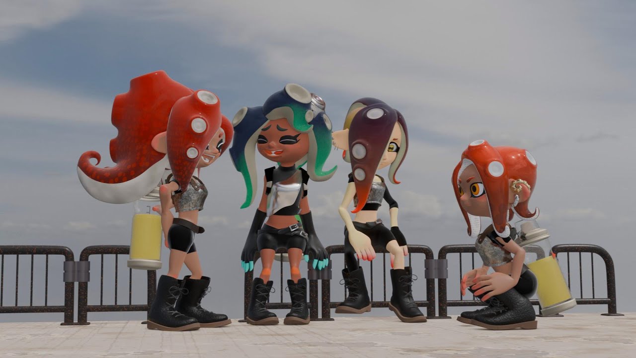 【スプラトゥーン　アニメーション】タコゾネス　　Octoling
