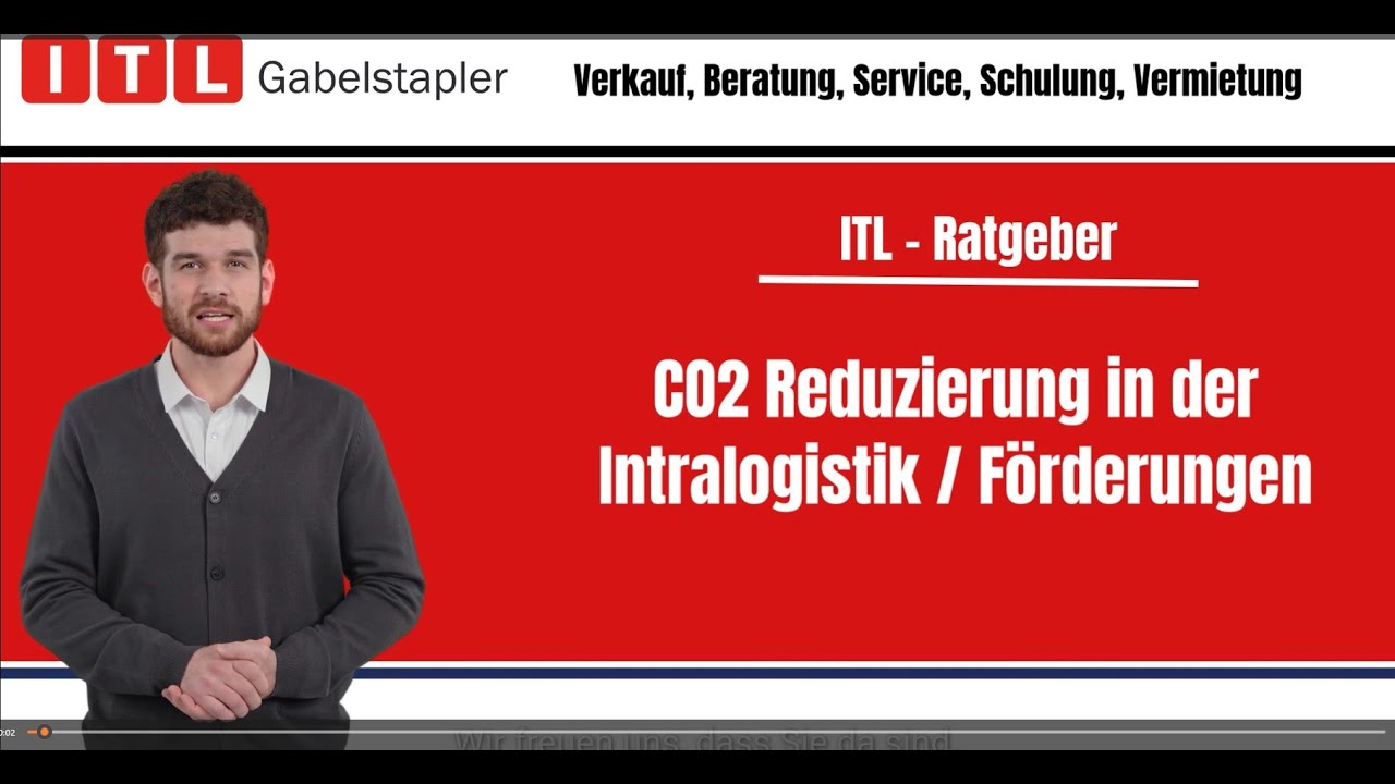 Stapler Förderungen Ratgeber CO2 Emissionen / Kosten senken mit ITL