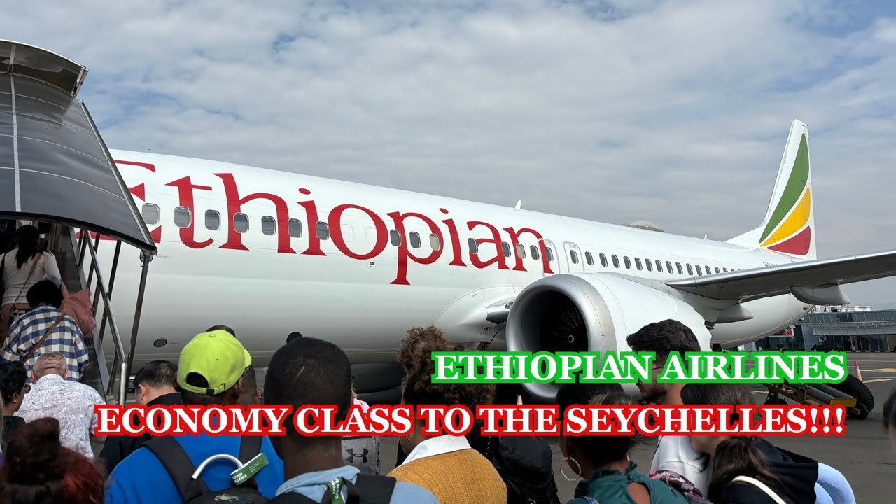 Great flight with Ethiopian Airlines to the Seychelles Full Flight Review InFlight Experience Dining