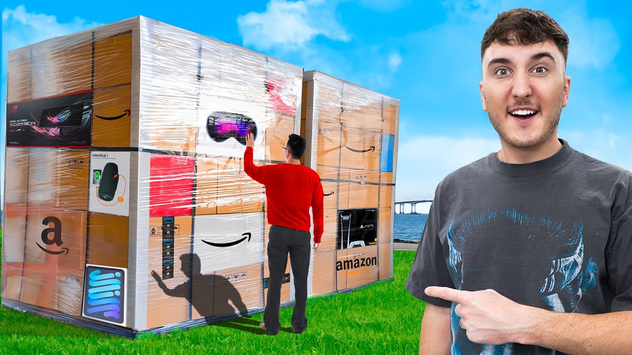 Распаковка самого большого поддона для возврата электроники Amazon