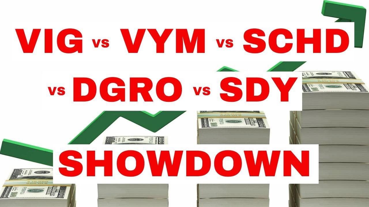 Какой ETF роста дивидендов лучше? 5 лучших по сравнению: VIG - VYM - SCHD - DGRO - SDY