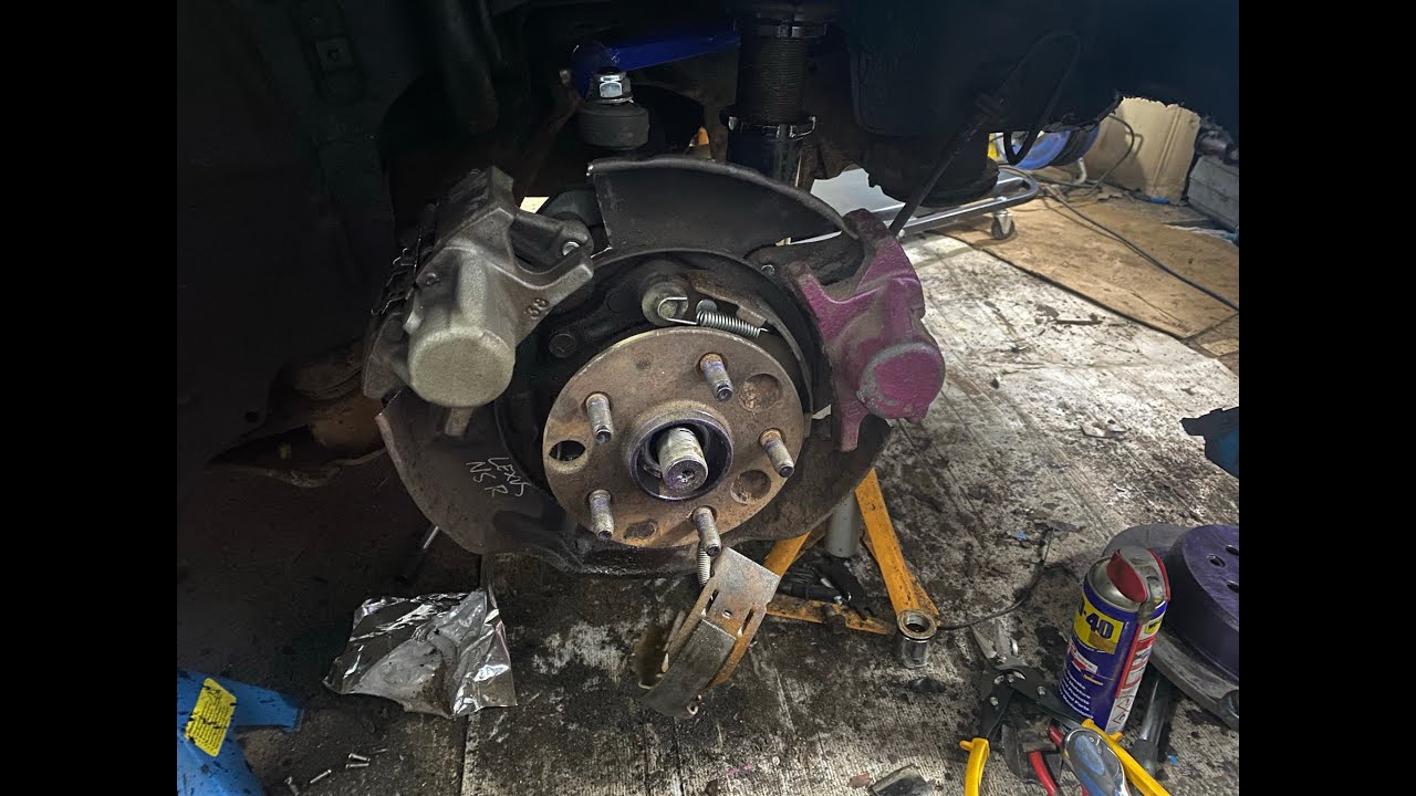 1JZ-GTE Lexus Is200 dual Calliper hydro handbrake Kit!!! STREET & DRIFT BUILD!!