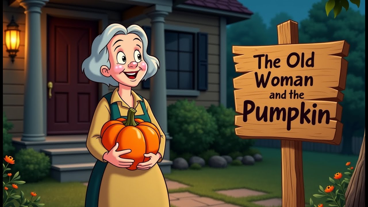 The Old Woman and the Pumpkin Story | #kidsstory #bedtimestories #educational