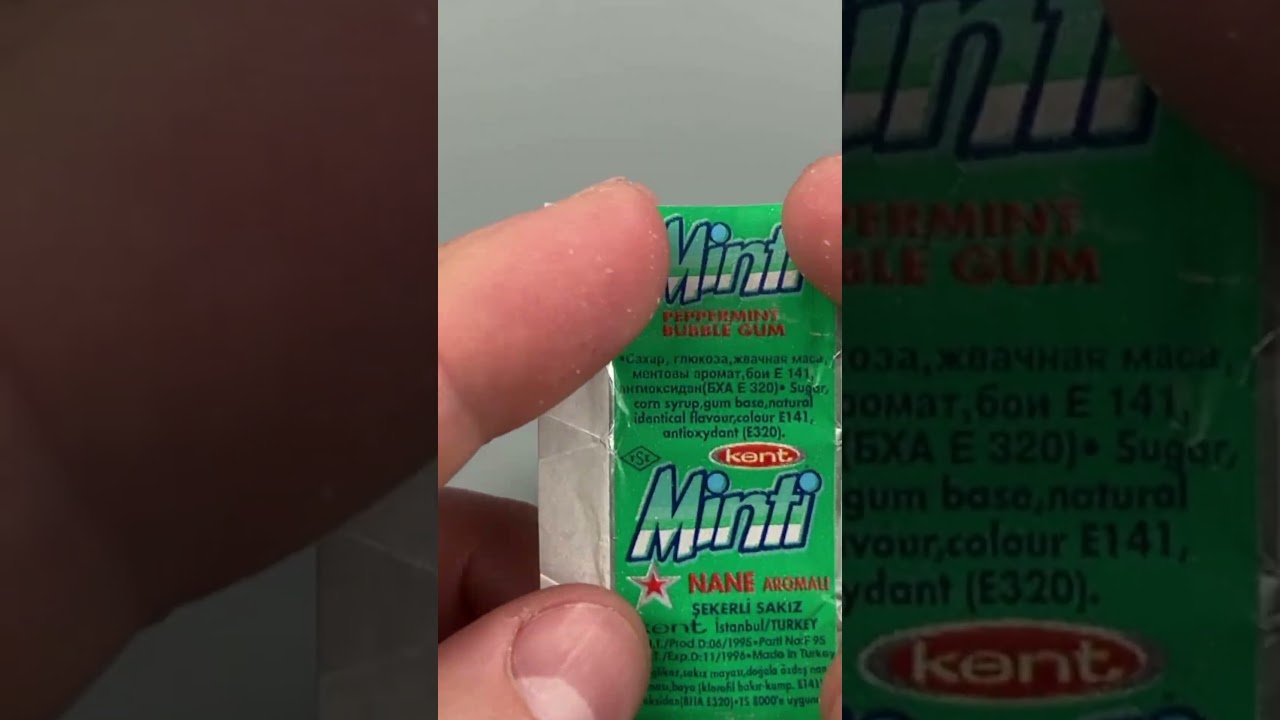 Minti Kent 1995 #bubblegum #plombir13 #numeroso #жвачка #turbo #stars