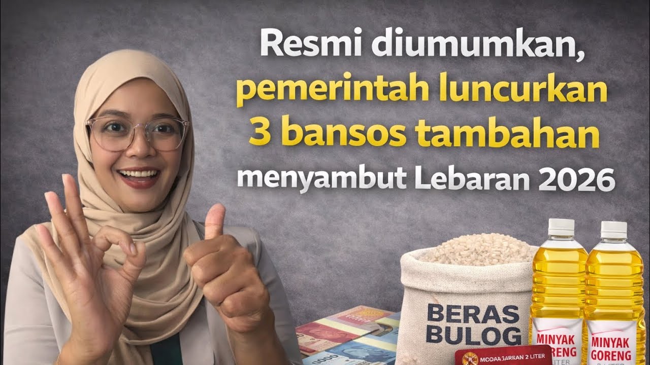 AKAN CAIR 3 BONUS BANSOS MENYAMBUT LEBARAN 2026