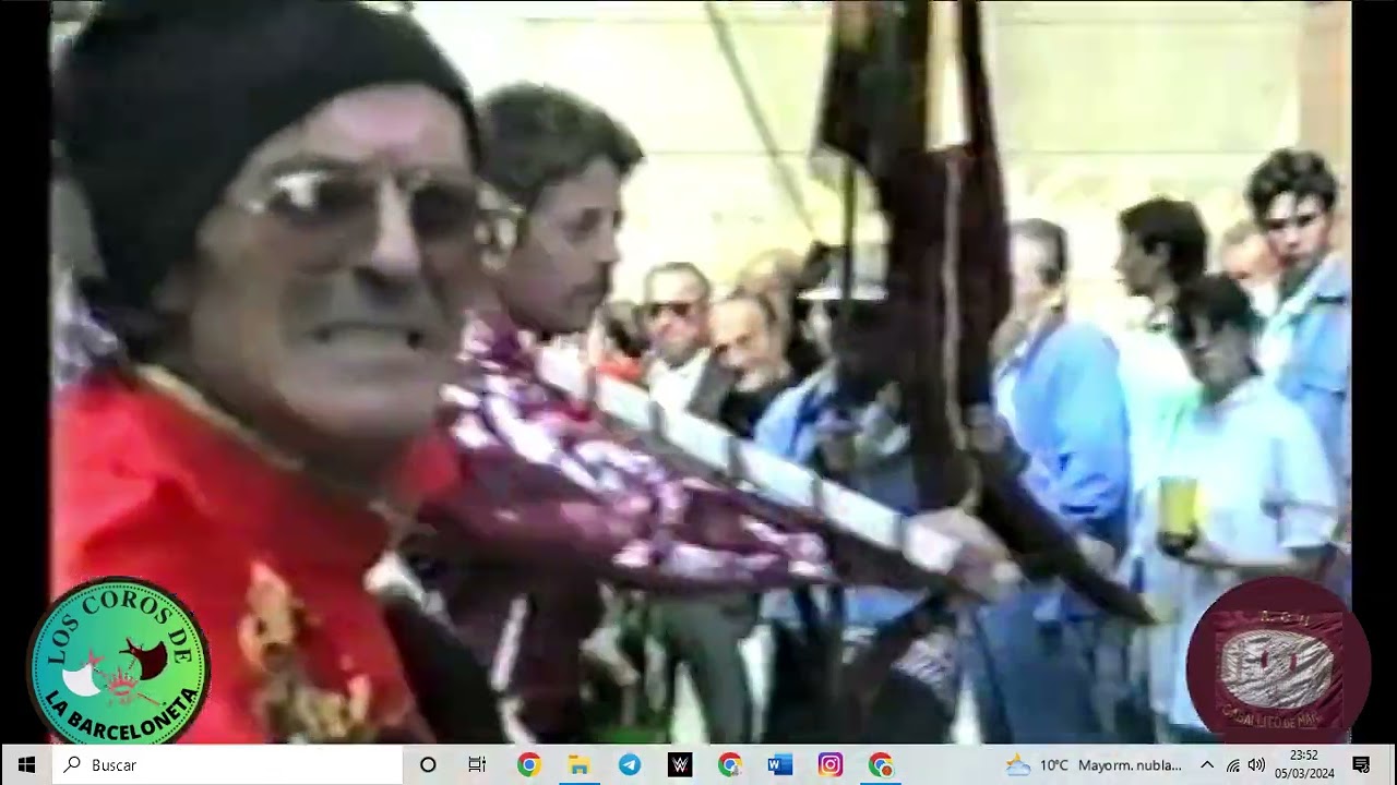 ACH CABALLITO DE MAR 1991 SALIDA LOS COROS DE LA BARCELONETA