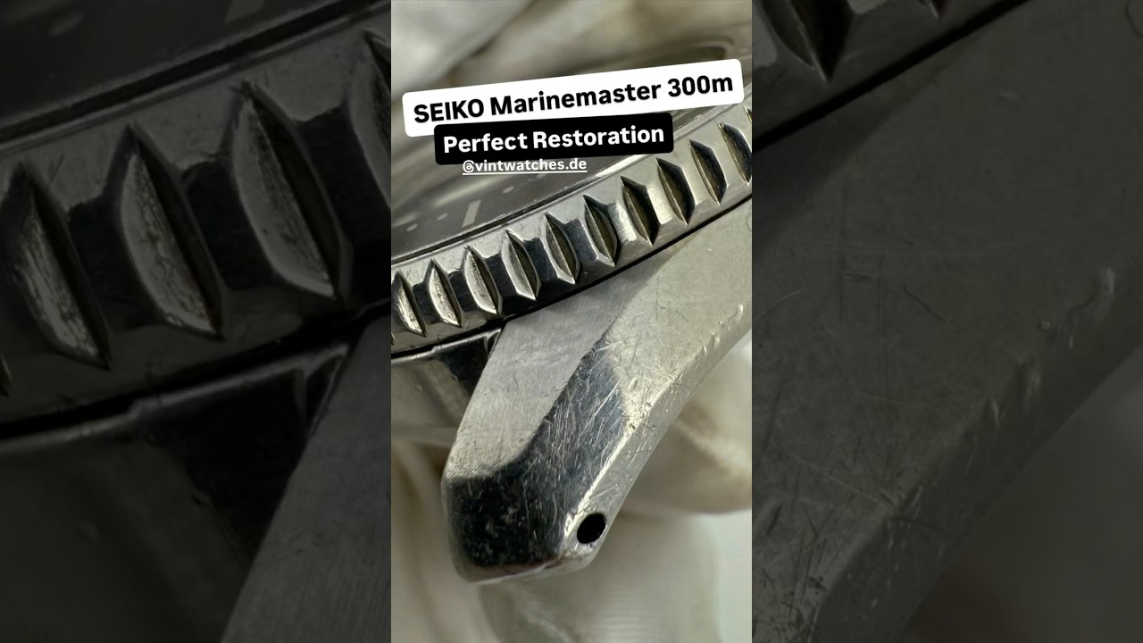 Seiko Marinemaster 300m Restoration - Crazy Transformation - Zaratsu Polishing #restoration #seiko