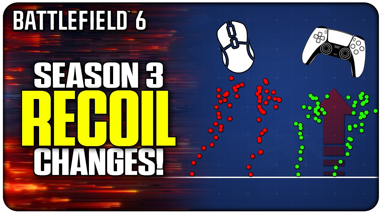 All Season 3 Recoil Changes & Controller Nerf Details! | Battlefield 6