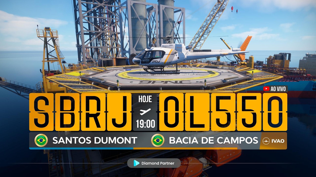 FLIGHT SIMULATOR | SBRJ ✈ OL550 ✈ SBCB - REDE DUWAL - ASAS ROTATIVAS