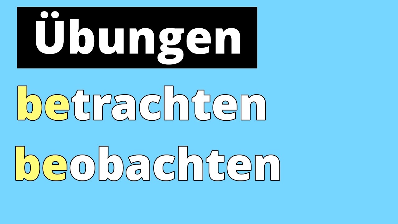 &Uuml;bung: 