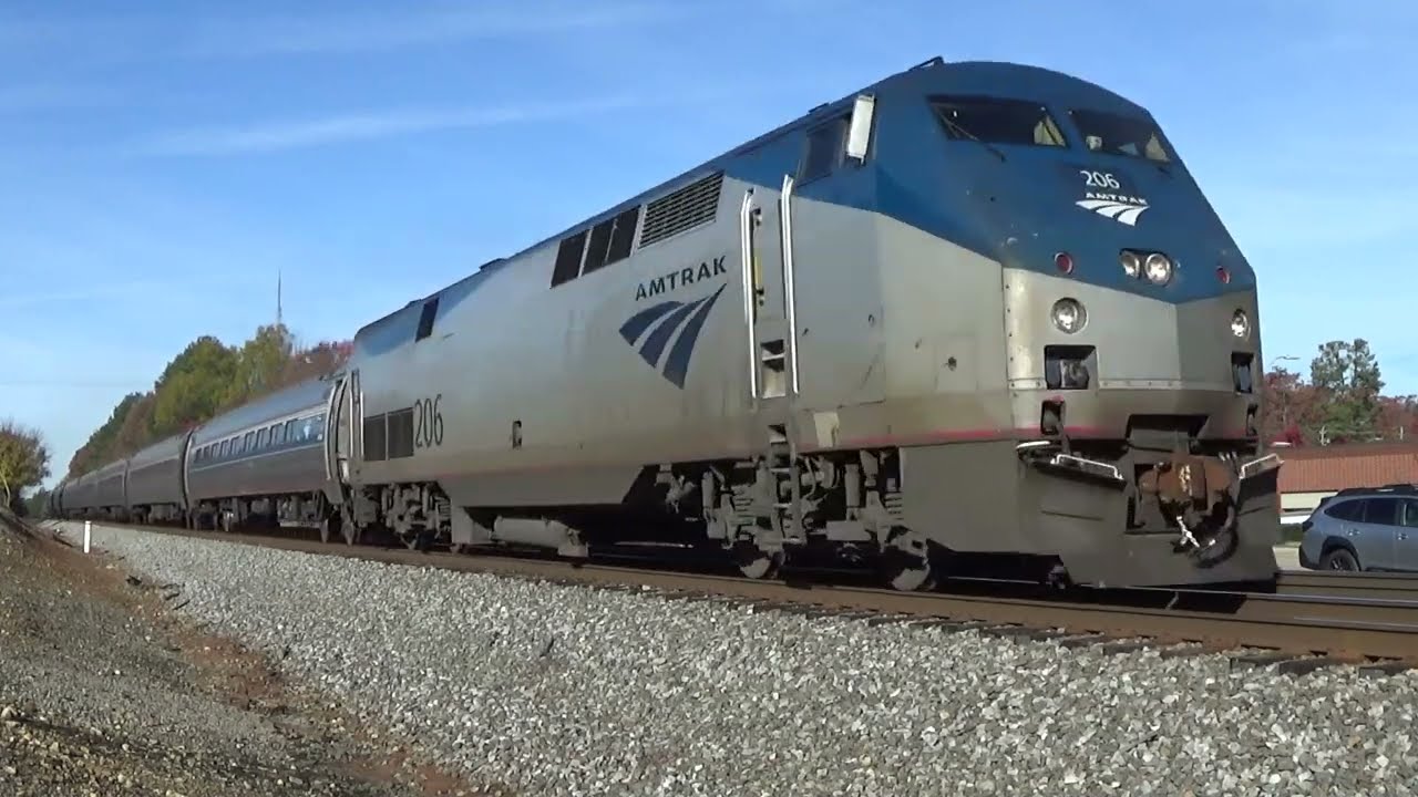 Amtrak Trains around Raleigh/Cary, NC Over 2 Days!