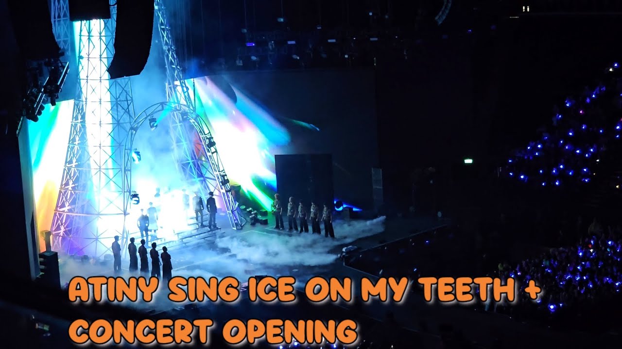 250127 ATEEZ [Towards the Light Europe Tour] in London Day 1 - ATINY sing Ice on My Teeth + start