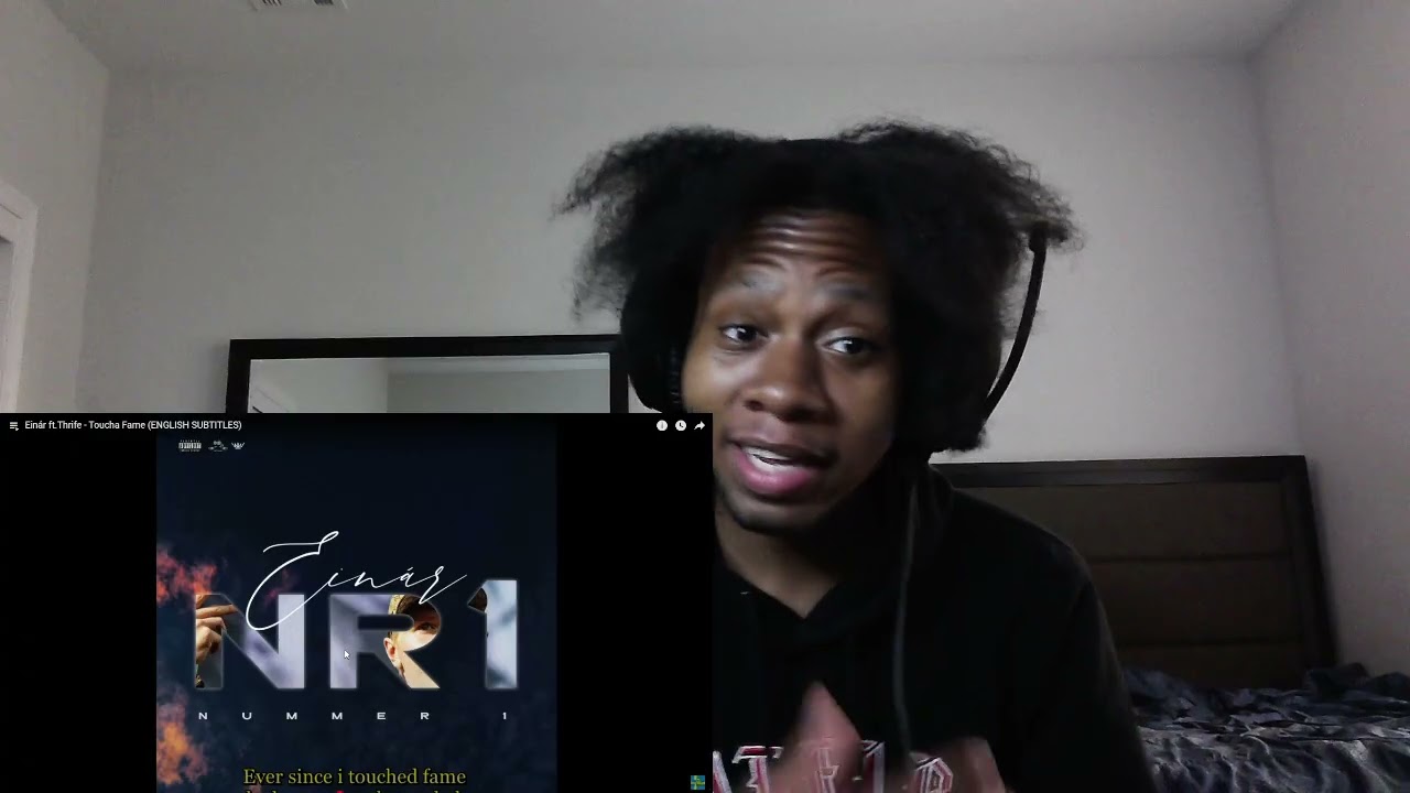 American Reacts To Swedish Rap Einár ft.Thrife - Toucha Fame (ENGLISH SUBTITLES)