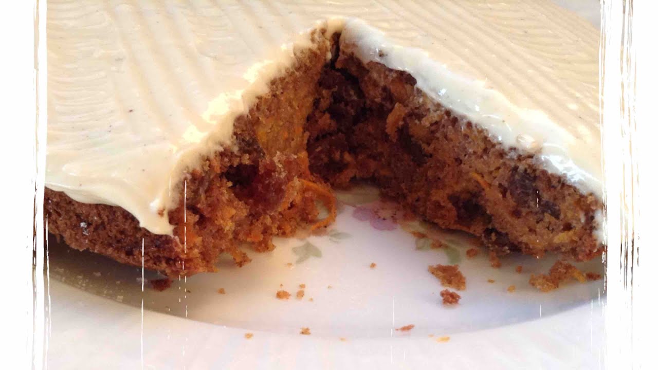 Pastel de zanahoria con cobertura de queso//Dulce Men-T