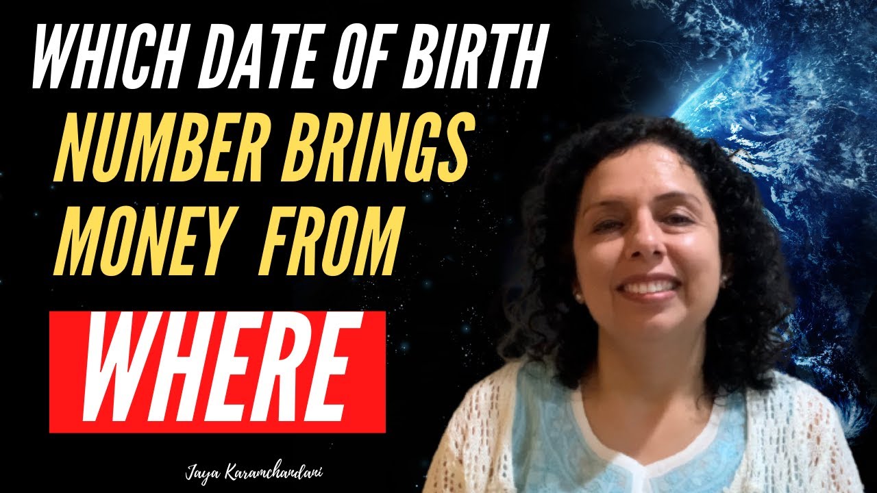 Numerology Which DOB Number Brings Money From Which Industry? AstroNumerologist -Jaya Karamchandani