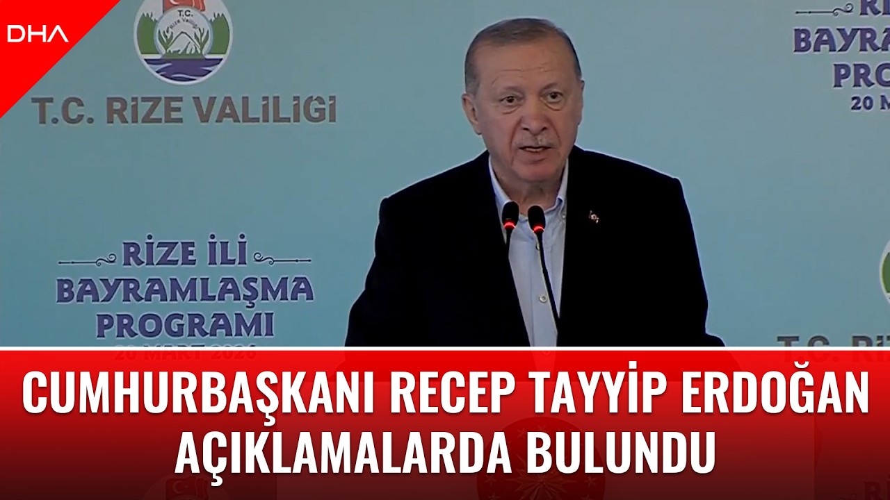 Cumhurbaşkanı Recep Tayyip Erdoğan, Bayramlaşma Programı'nda konuştu