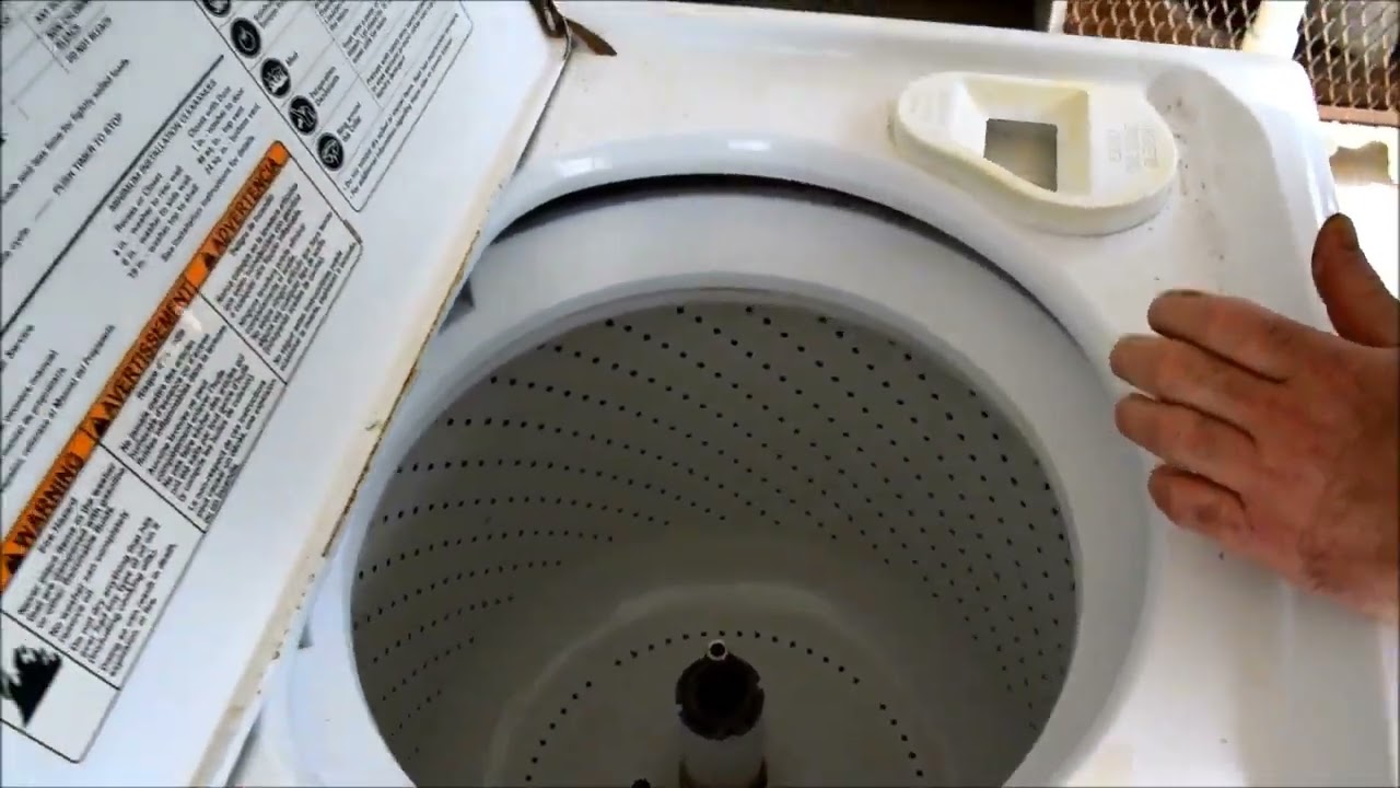Замена муфты стиральной машины Kenmore с верхней загрузкой (исправление медленного отжима) #kenmo...
