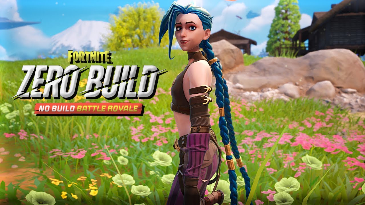 Jinx Arcane skin! Solo Zero Build, Gameplay (Fortnite Chapter 6 Season 3)
