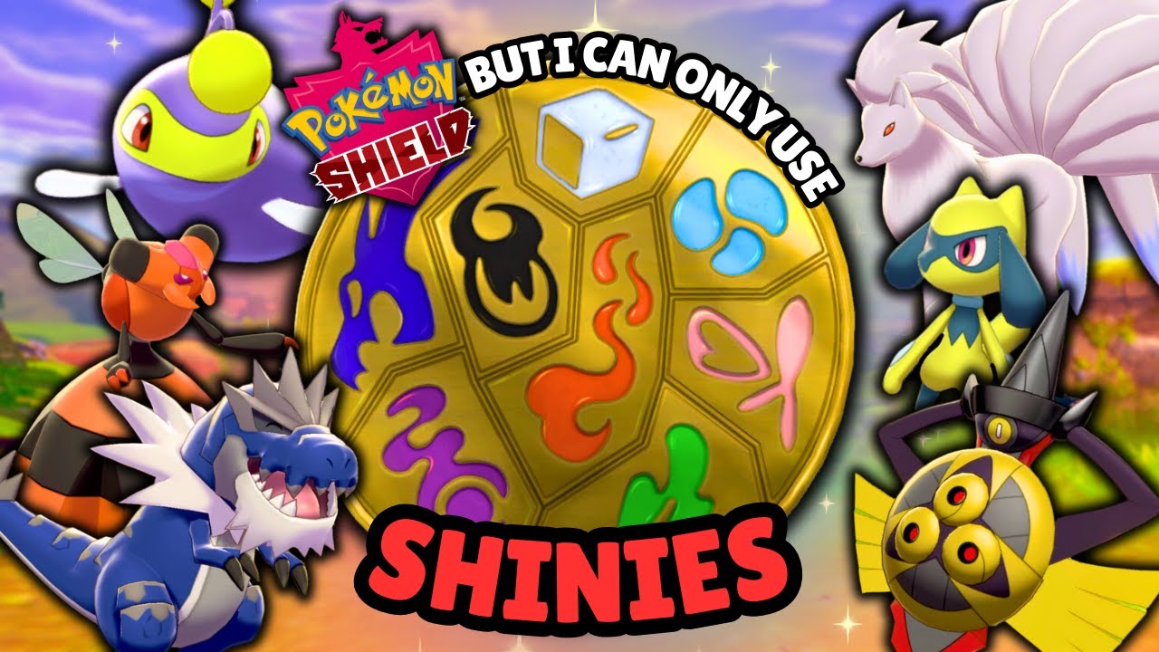 Pokemon Shield but I can only use SHINIES