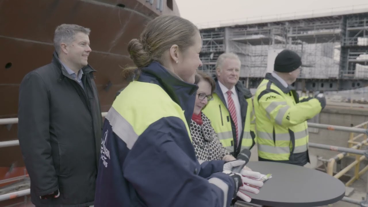 Launching and naming ceremony of Spirit of Tasmania