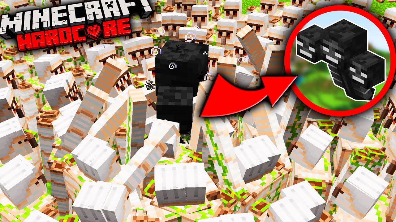 Tamil Minecraft 100 Iron Golems Vs Wither in HARDCORE