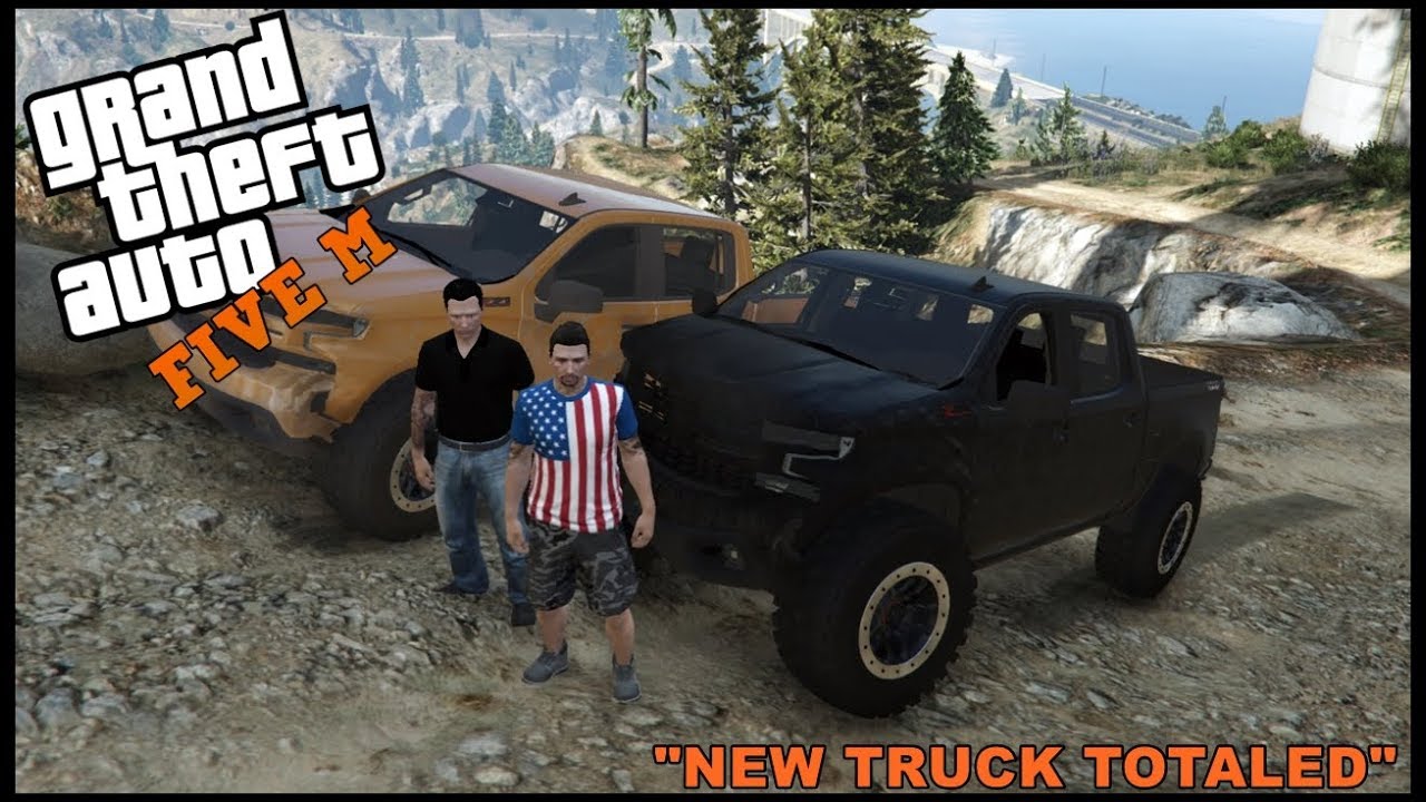 GTA 5 ROLEPLAY - TOTALED NEW 2019 CHEVY SILVERADO  - EP. 329 - CIV