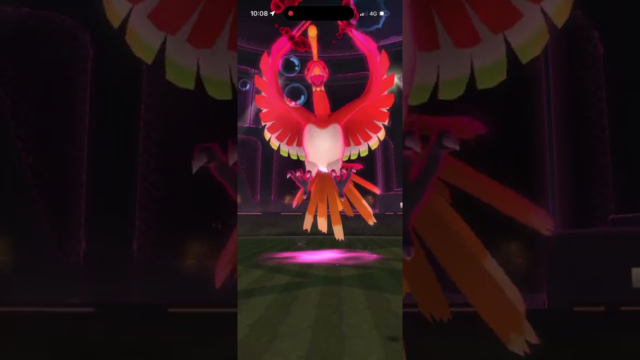 Dynamax Ho-Oh raid video because I don’t know what to upload (Pokemon Go)