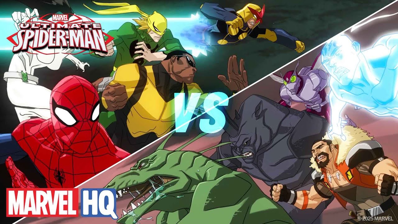 Spider-Man kontra Złowieszcza Sz&oacute;stka 💥 | Ultimate Spider-Man | Marvel HQ Polska