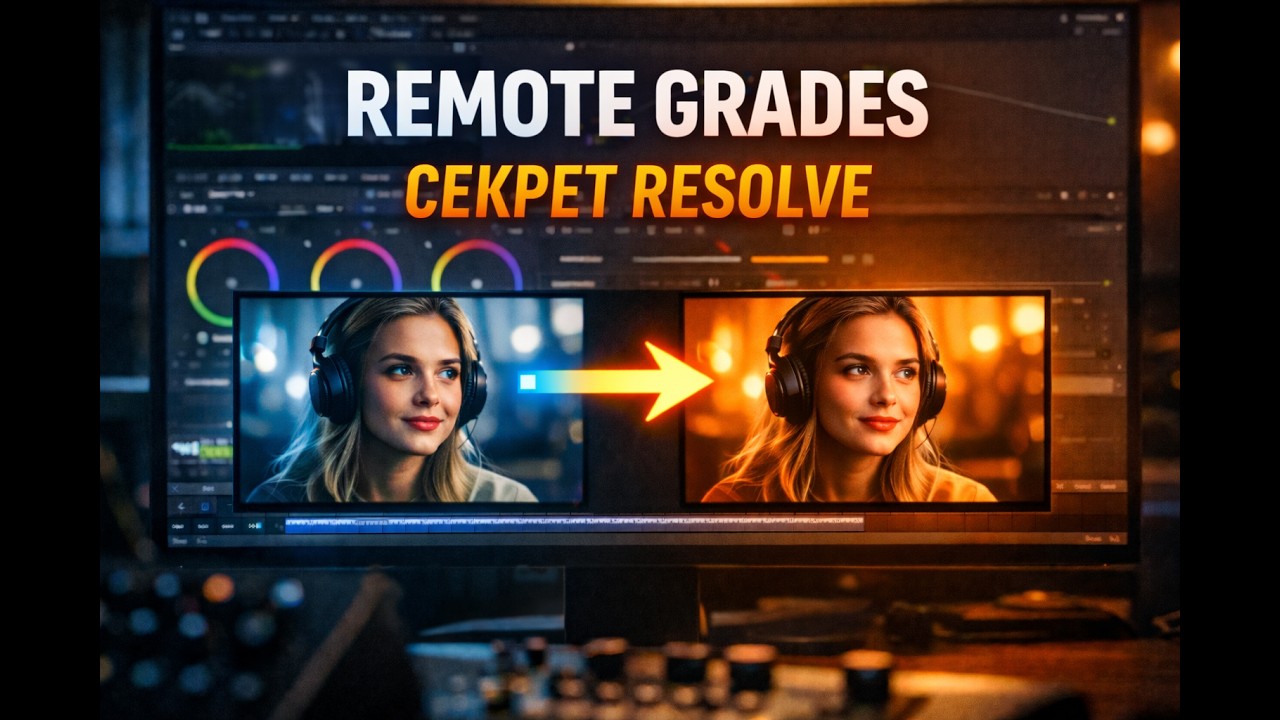 Функция DaVinci Resolve, о которой почти никто не знает Remote Grades