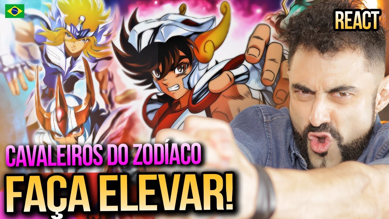 REACT de Música dos Cavaleiros do Zodíaco - POR ATENA | NERD HITS (7 MINUTOZ)