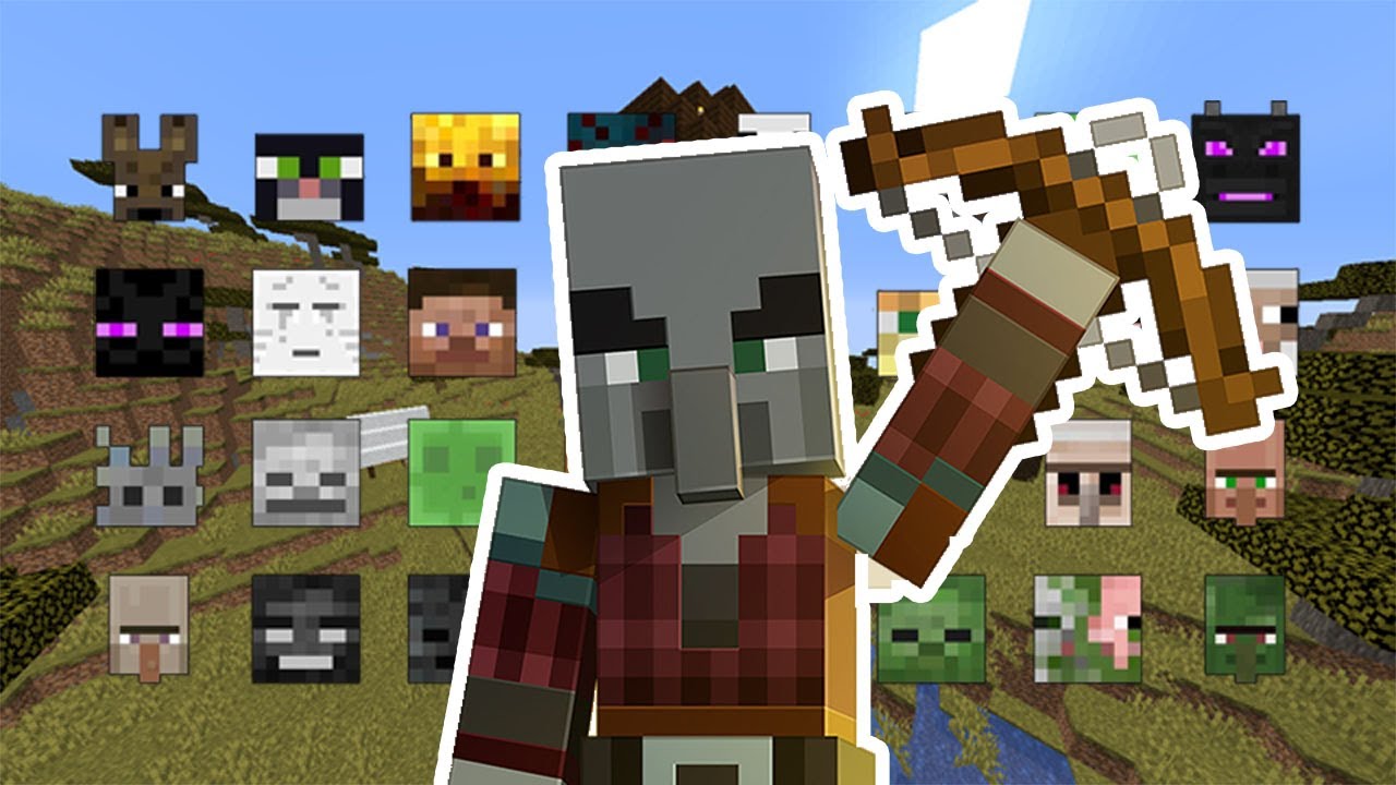 PILLAGER VS ALL MOBS | MINECRAFT