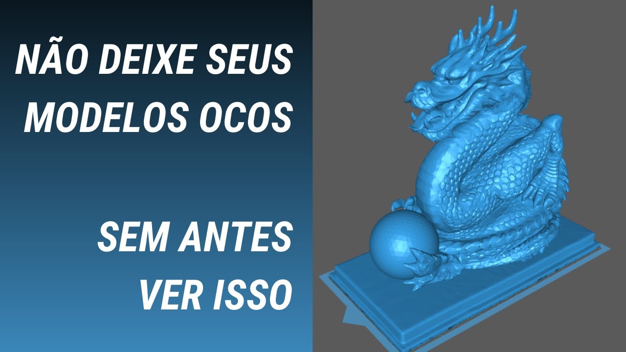 DEIXE SEU MODELO OCO PARA IMPRESSÃO EM RESINA - LIVE #001 | ALEXANDRE BETIOLI