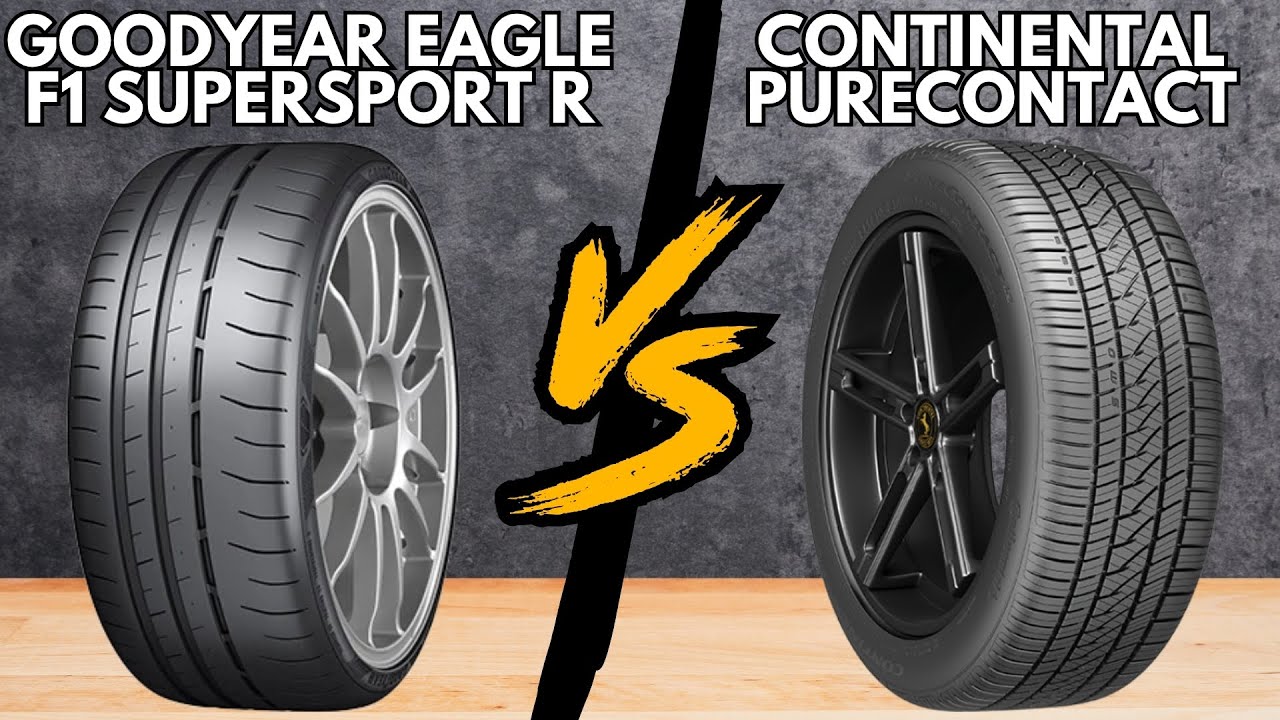 Continental Tire PureContact vs Goodyear Eagle F1 Supersport R