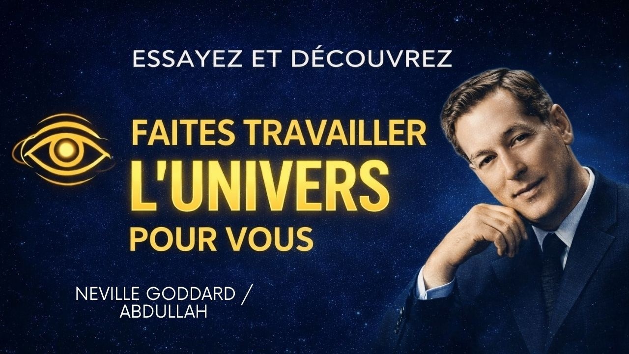 NEVILLE GODDARD — COMMENT FAIRE TRAVAILLER L’UNIVERS POUR VOUS