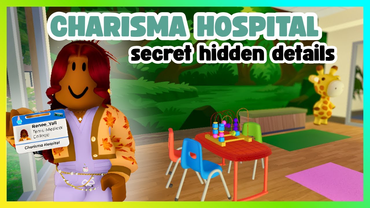 CHARISMA HOSPITAL ROBLOX SECRET HIDDEN DETAILS