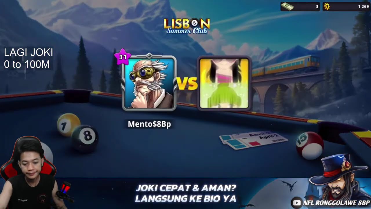 8 Ball Pool 0 COIN to 100M😎