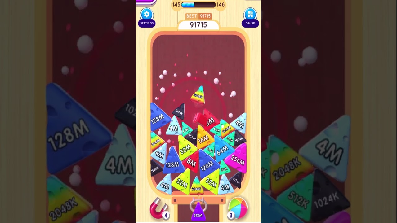 2048 Balls 3D Part 15 Levels 512M Hi Score - ASMR Logic Puzzle (Infinity Smile Balls)