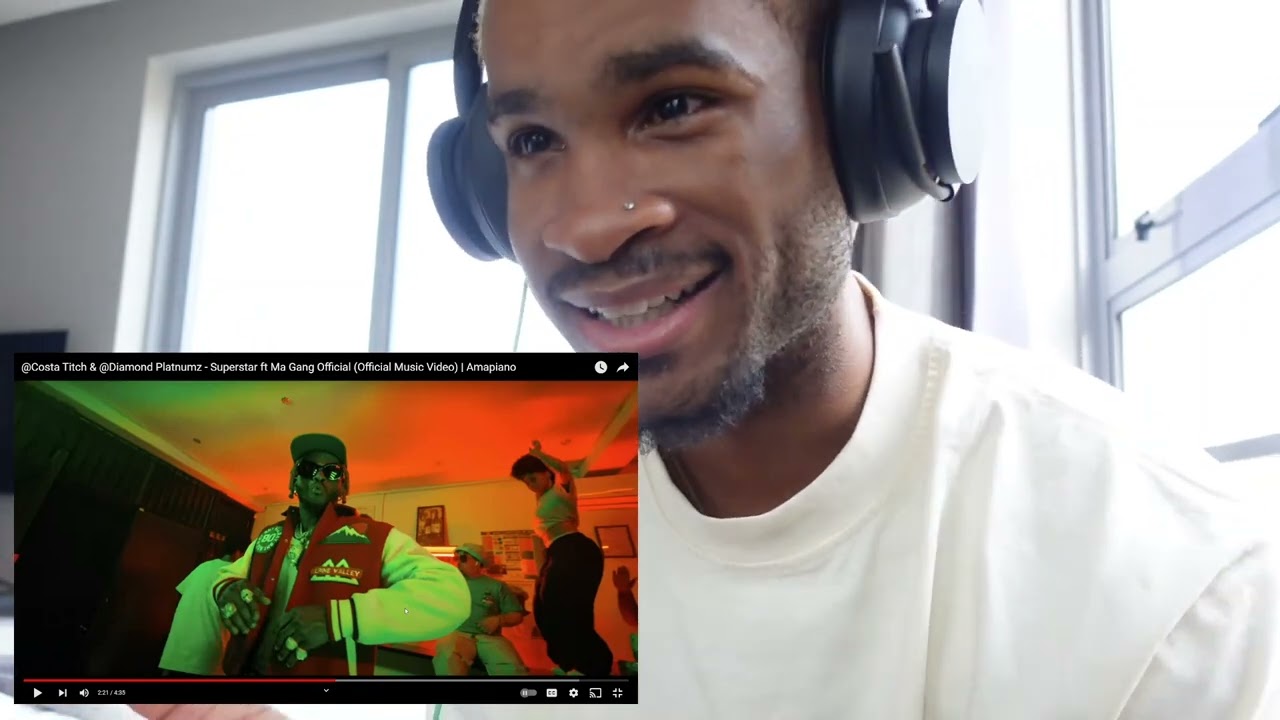Costa Titch & Diamond Platinumz - Superstar ft Ma Gang Official REACTION