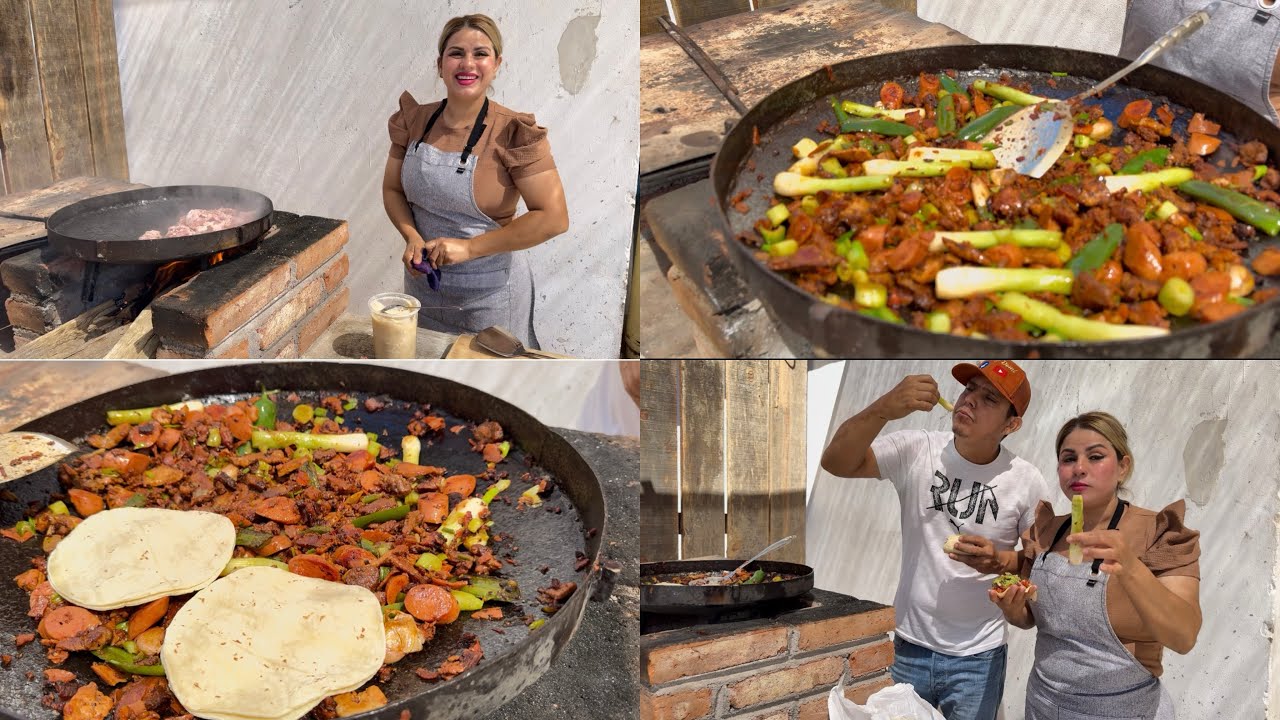 Discada norteña a la leña. El sabor del rancho