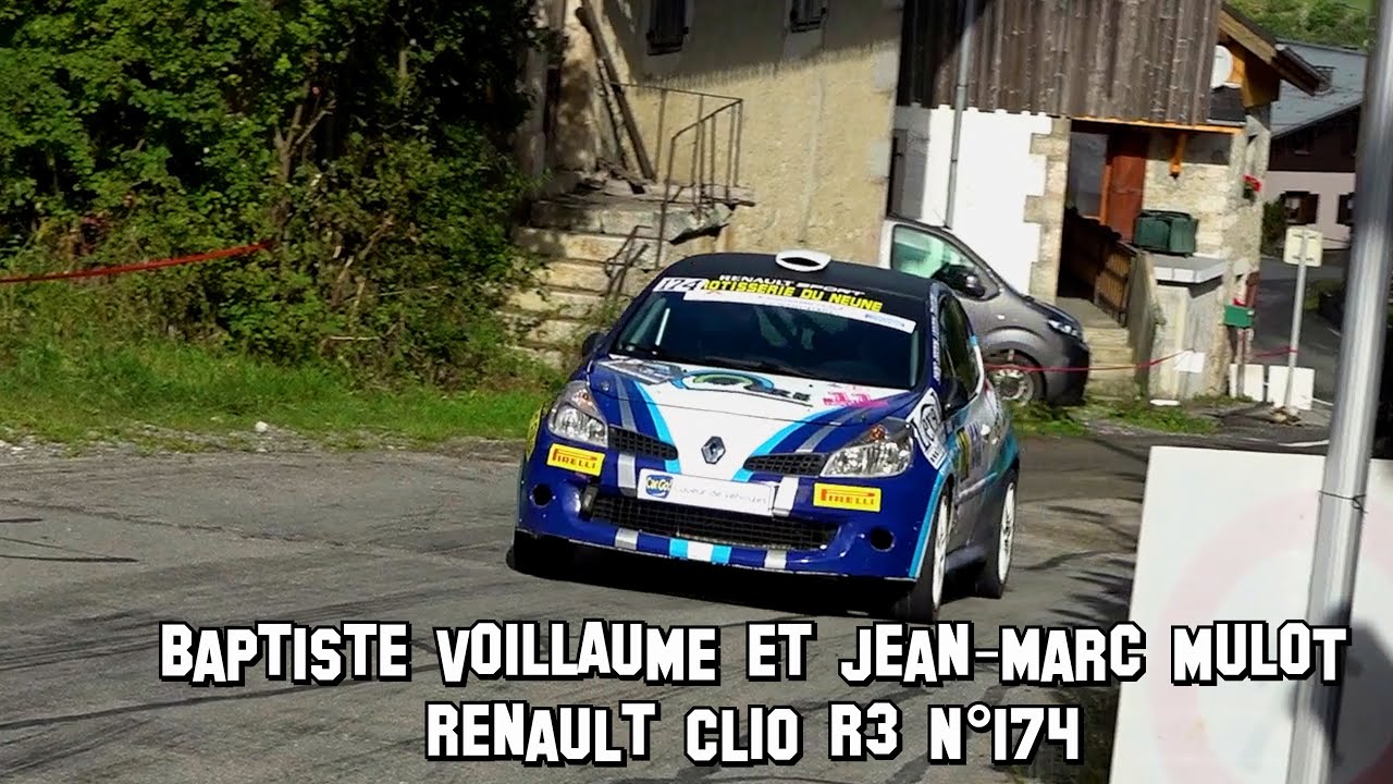 Rallye du Mont Blanc 2022 - Renault Clio R3 N°174 - Baptiste VOILLAUME et de Jean-Marc MULOT