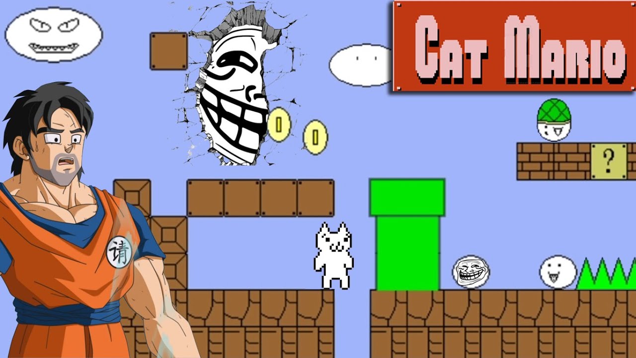 EL JUEGO 100% TROLL PARODIA DE MARIO: CATMARIO (GATO BROS) - ZetaSSJ
