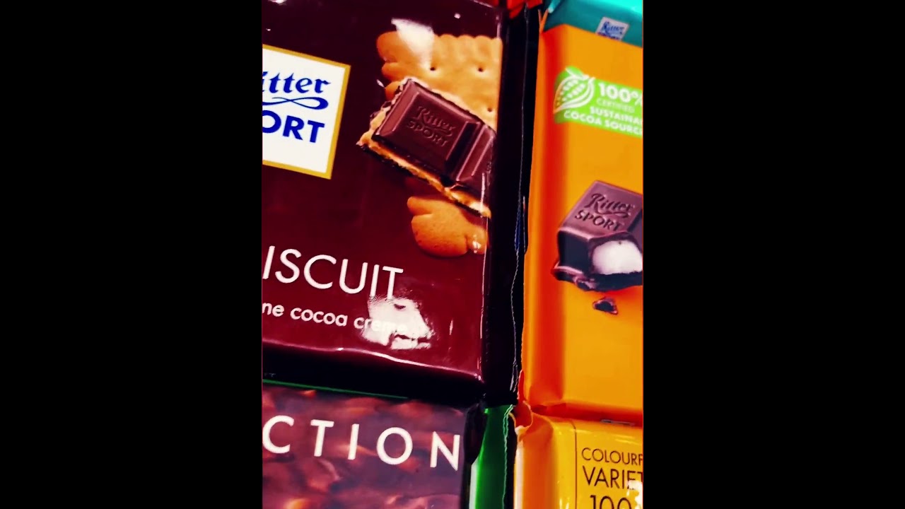 Ritter sport chocolate #rittersport #chocolate #germanychocolate #germany #chocolateworld #bangalore