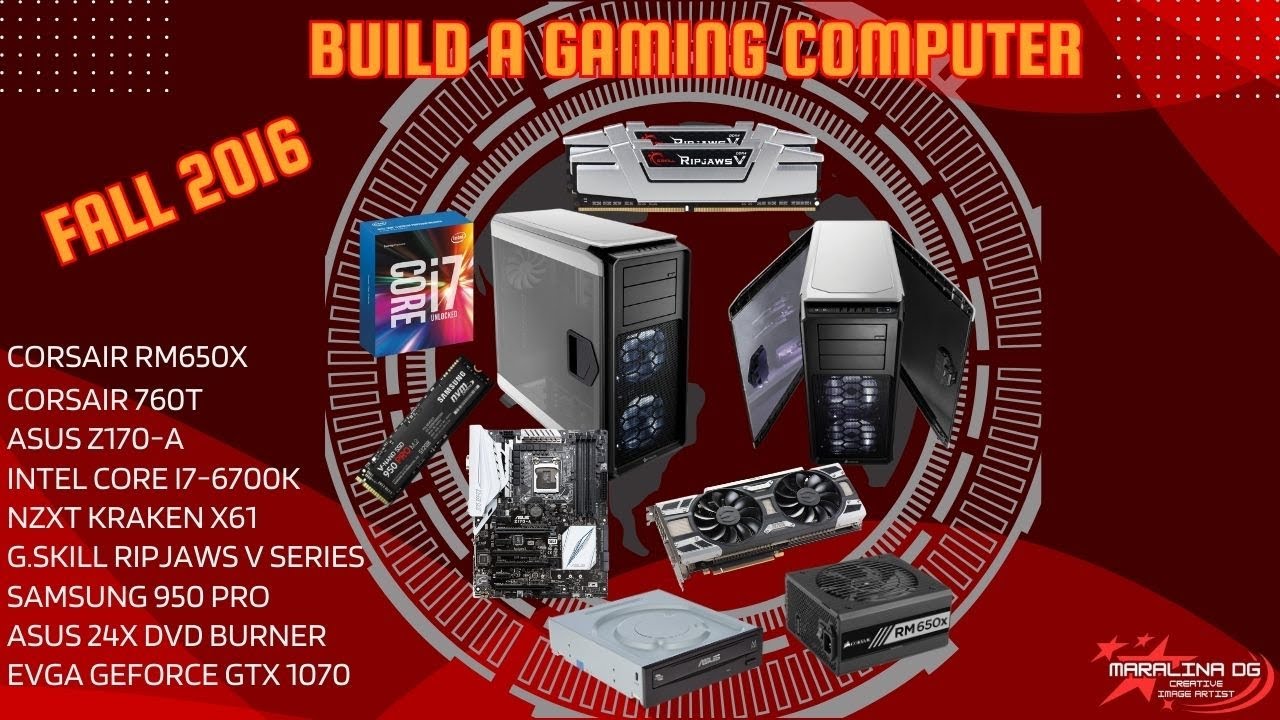 Build a Gaming PC - Fall 2016 - GTX 1070 (COMPLETE VIDEO IN 4k!)