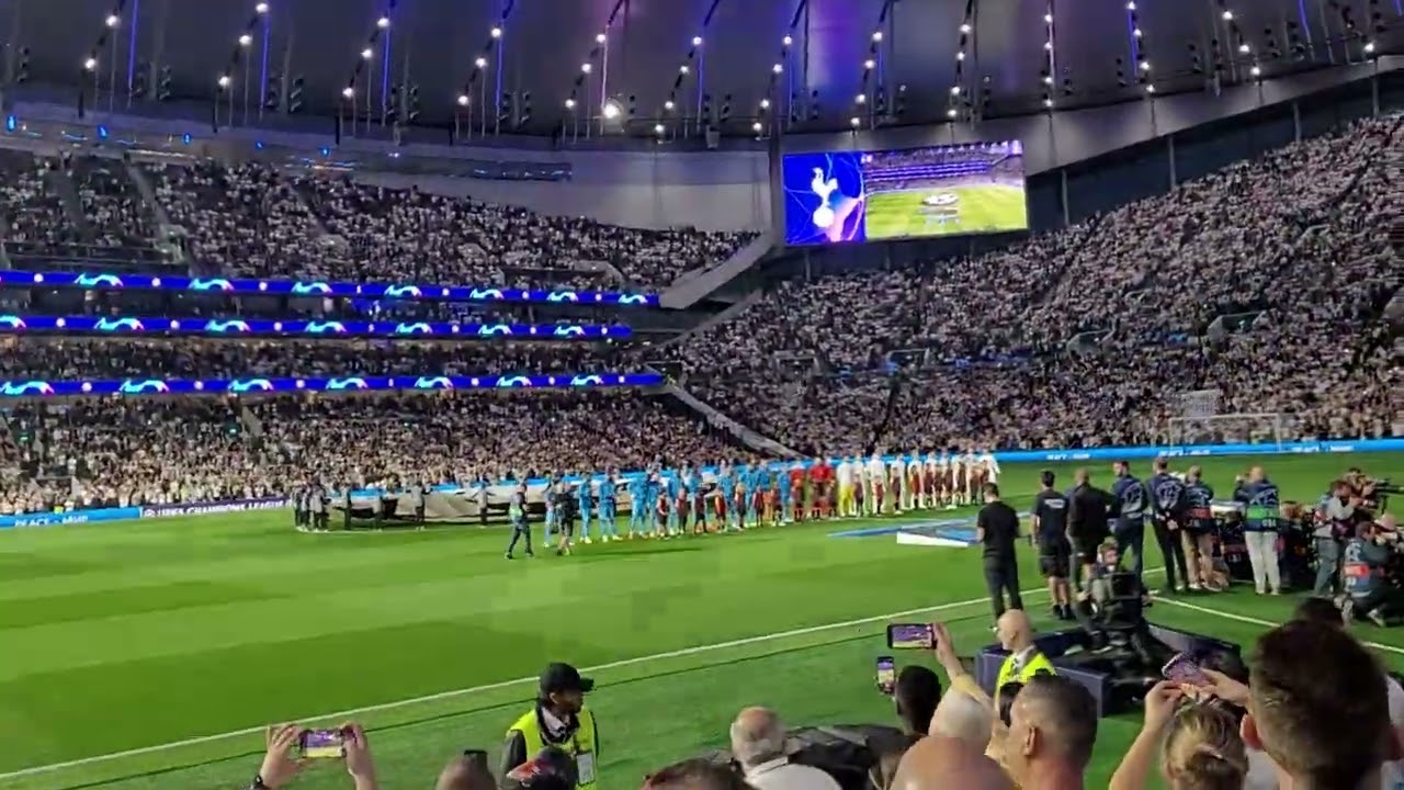UCL Anthem. Tottenham - Marseille 7.09.2022